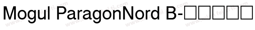 Mogul ParagonNord B字体转换